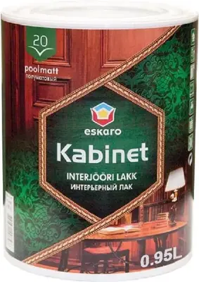 Eskaro Kabinet 20 интерьерный лак (950 мл)