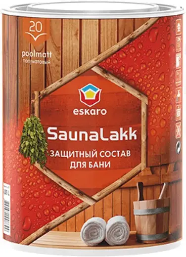 Eskaro Saunalakk защитный состав для бани (950 мл)