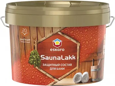 Eskaro Saunalakk защитный состав для бани (2.4 мл)