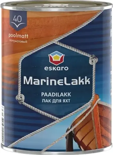 Eskaro Marine Lakk 40 уретан-алкидный лак для яхт (950 мл)