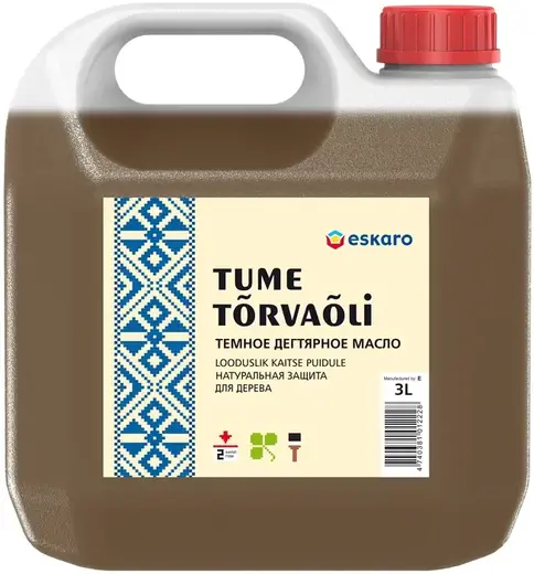 Eskaro Tume Torvaoli масло темное дегтярное (3 л)
