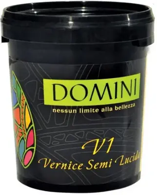 Domini V1 Vernice Semi Lucida лак финишный акриловый для декоративных покрытий (1 л) полуматовый