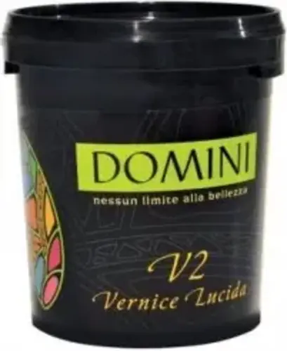 Domini V2 Vernice Lucida лак финишный акриловый для декоративных покрытий (1 л) глянцевый