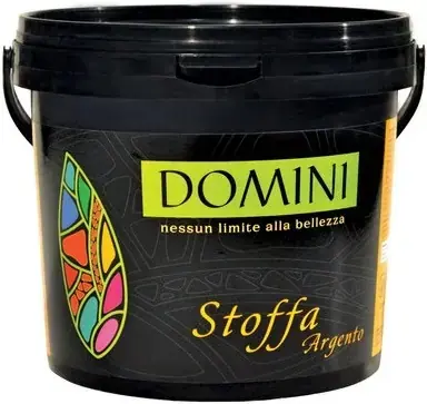 Domini Stoffa штукатурка декоративная (1 л) Argento