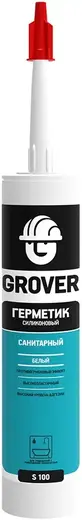 Grover S 100 герметик силиконовый санитарный (300 мл) белый