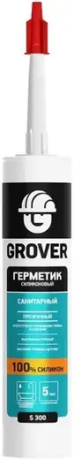 Grover S 300 герметик силиконовый санитарный (300 мл) бесцветный