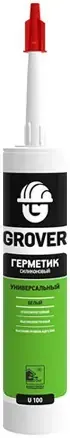 Grover U 100 герметик силиконовый универсальный (300 мл) белый