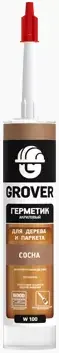 Grover W 100 герметик акриловый для дерева и паркета (300 мл) сосна
