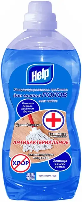 Help Удаление запахов средство концентрированное для полов всех типов (1 л)