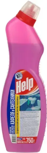 Help со Щавелевой Кислотой против Ржавчины средство чистящее для кафеля и сантехники (750 мл)