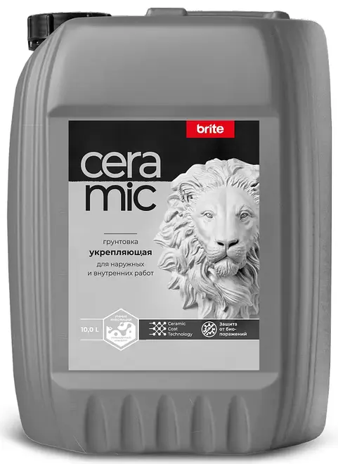Brite Ceramic акриловая грунтовка укрепляющая для красок (10 л)