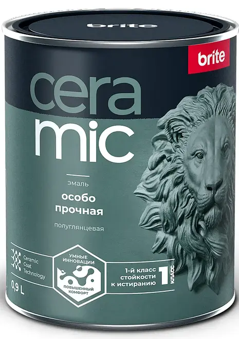 Brite Ceramic эмаль особо прочная (900 мл) белая