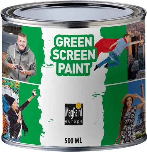 Magpaint Greenscreen Paint краска на водной основе для создания хромакея (500 мл) зеленая