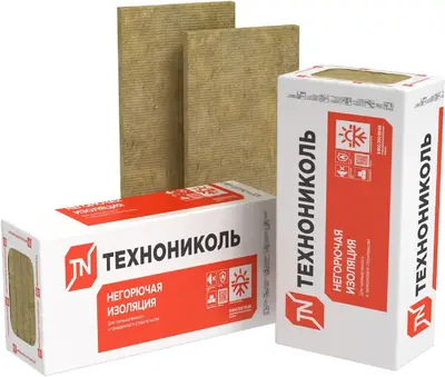 Технониколь Технофас Стандарт гидрофобизированная тепло- звукоизоляционная плита (0.6*1.2 м/200 мм)