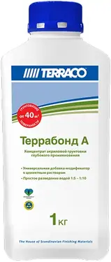 Terraco Террабонд A концентрат акриловой грунтовки глубокого проникновения (1 кг)