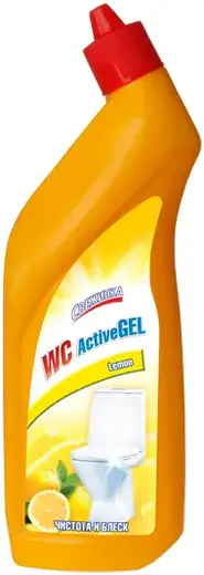 Свежинка WC Active Gel Lemon гель для мытья сантехники (750 мл)