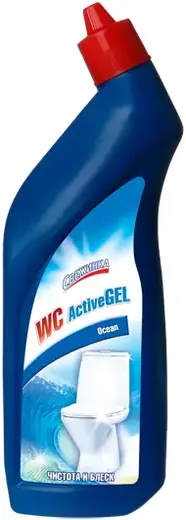 Свежинка WC Active Gel Ocean гель для мытья сантехники (750 мл)