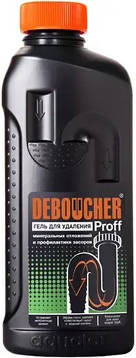 Deboucher Proff гель для удаления минеральных отложений (1 л)