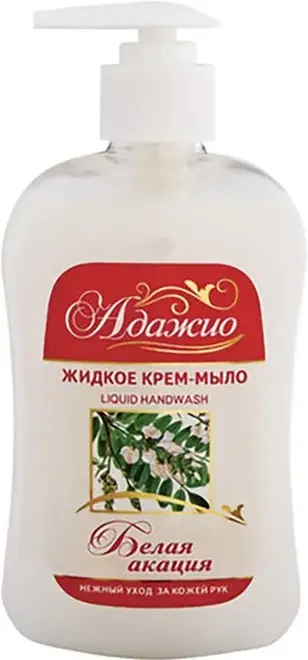 Адажио Белая Акация крем-мыло жидкое (500 мл)