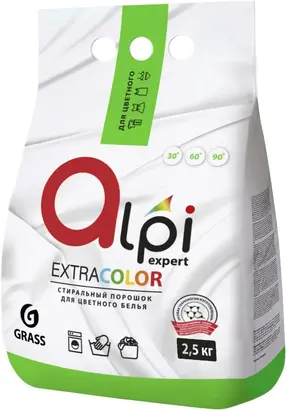 Grass Alpi Expert порошок для стирки цветных вещей (2.5 л)