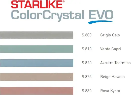 Литокол Starlike Color Crystal Evo эпоксидная затирочная смесь (2.5 кг) S.810 зеленая (Капри)