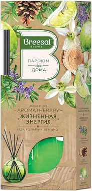 Breesal Aromatherapy Жизненная Энергия Кедр Розмарин Бергамот ароматизатор декоративный (70 мл)