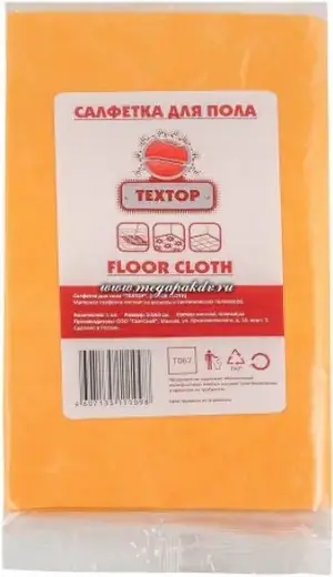 Textop салфетка для мытья пола вискозная (1 салфетка)
