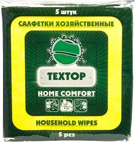 Textop Home Comfort салфетки хозяйственные (5 салфеток)