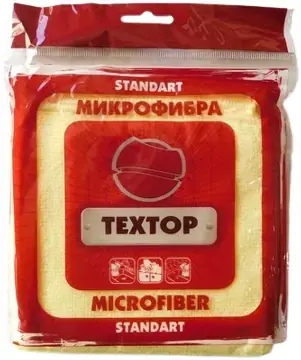 Textop салфетка из микрофибры (1 салфетка 290*290 мм) красный
