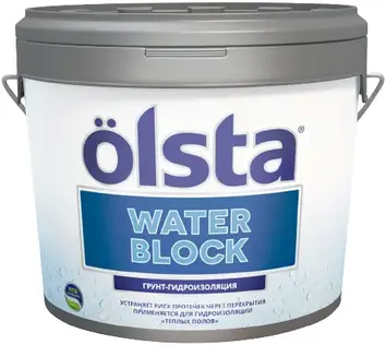 Olsta Waterblock грунт-гидроизоляция (3.5 кг база A) белый
