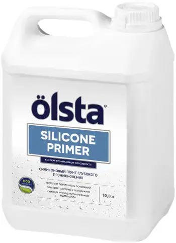 Olsta Primer Silicone грунт глубокого проникновения силиконовый (10 л)
