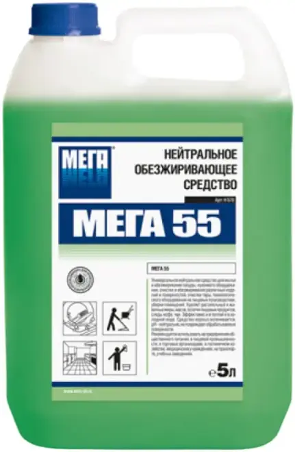Мега Мега 55 нейтральное обезжиривающее средство (5 л)