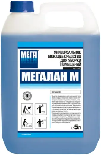 Мега Мегалан М универсальное моющее средство для уборки помещений (5 л)