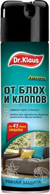 Dr.Klaus аэрозоль от клопов и блох (250 мл)