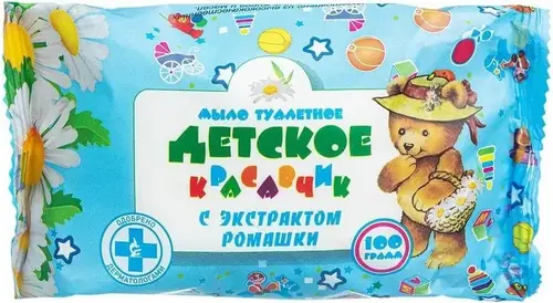 Меридиан Красавчик мыло туалетное детское с экстрактом ромашки (100 г)