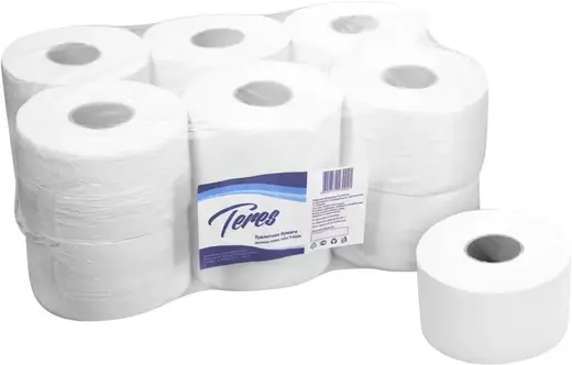 Терес Эконом mini T-0024 бумага туалетная (12 рулонов в упаковке)
