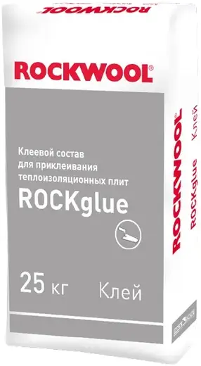 Rockwool Rockglue Winter клеевой состав для приклеивания теплоизоляционных плит (25 кг)