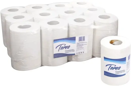 Терес Комфорт Mini Т-0130 полотенца бумажные в рулонах (120 м) 12 рулонов в упаковке