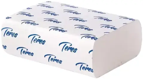 Терес Т-0246 полотенца бумажные листовые Z-сложения (15 пачек * 200 листов)