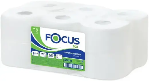 Focus Eco Jumbo бумага туалетная (12 рулонов в упаковке 200 м)