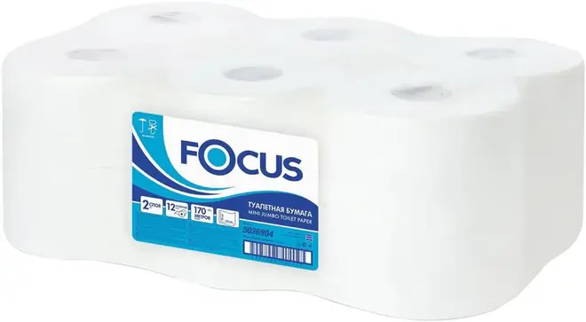Focus Mini Jumbo бумага туалетная в мини-рулонах (12 рулонов в упаковке)