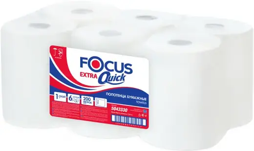 Focus Extra Quick полотенца бумажные в рулоне (200 м)