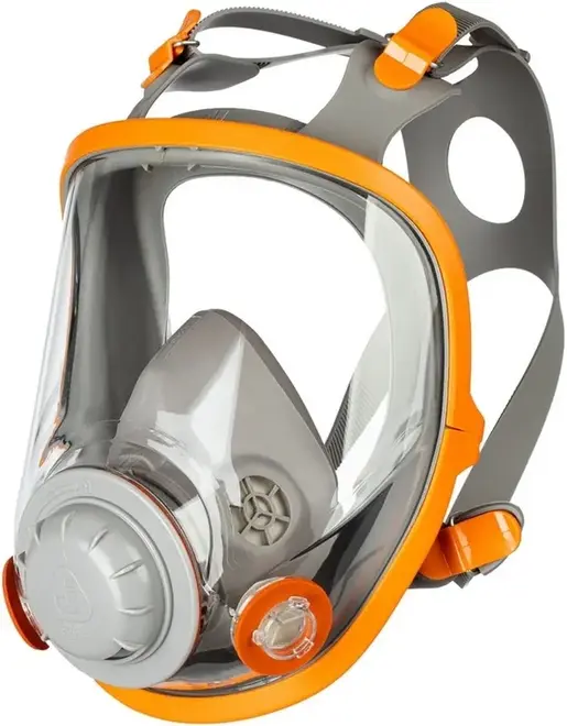 Jeta Safety 5950 полнолицевая маска до 200 ПДК (L) серая/оранжевая