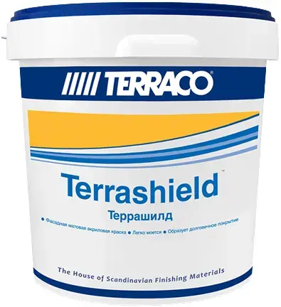 Terraco Terrashield краска акриловая для фасадных работ (15 л)