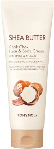 Tony Moly Shea Butter Chok Chok Face & Body Cream крем для кожи лица и тела с маслом ши (250 мл)