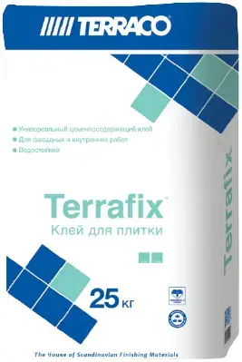 Terraco Terrafix Granite клей для плитки (25 кг) серый