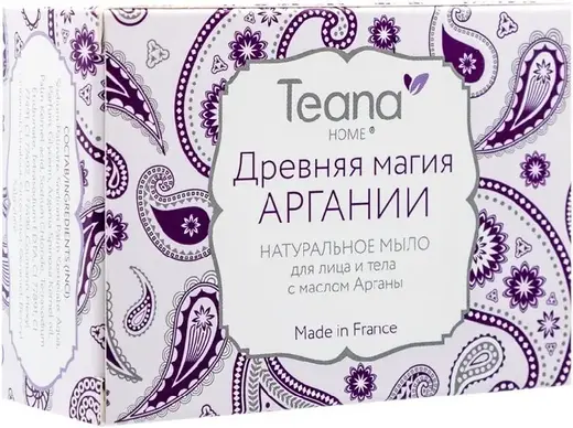 Teana Древняя Магия Аргании мыло натуральное для лица и тела с маслом арганы (100 г)