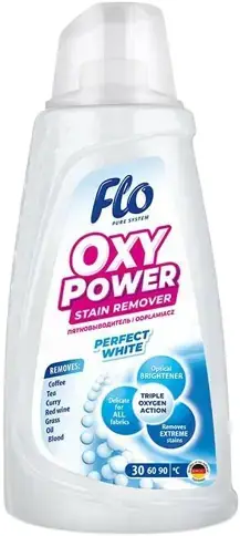 Flo Oxy Power Perfect White пятновыводитель для белых тканей (1.5 л)