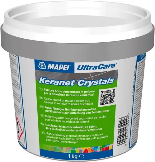 Mapei Ultracare Keranet Crystals очиститель порошковый для удаления остатков цемента (1 кг)