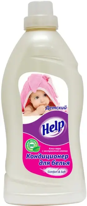 Help Алоэ Вера с Экстрактом Хлопка кондиционер для белья детский (2 л)